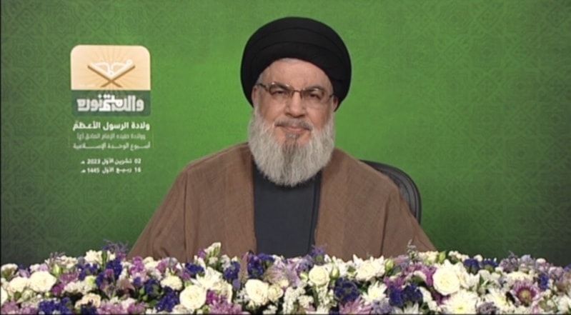 Sayyed Nasrallah: EE.UU. es responsable del desplazamiento sirio