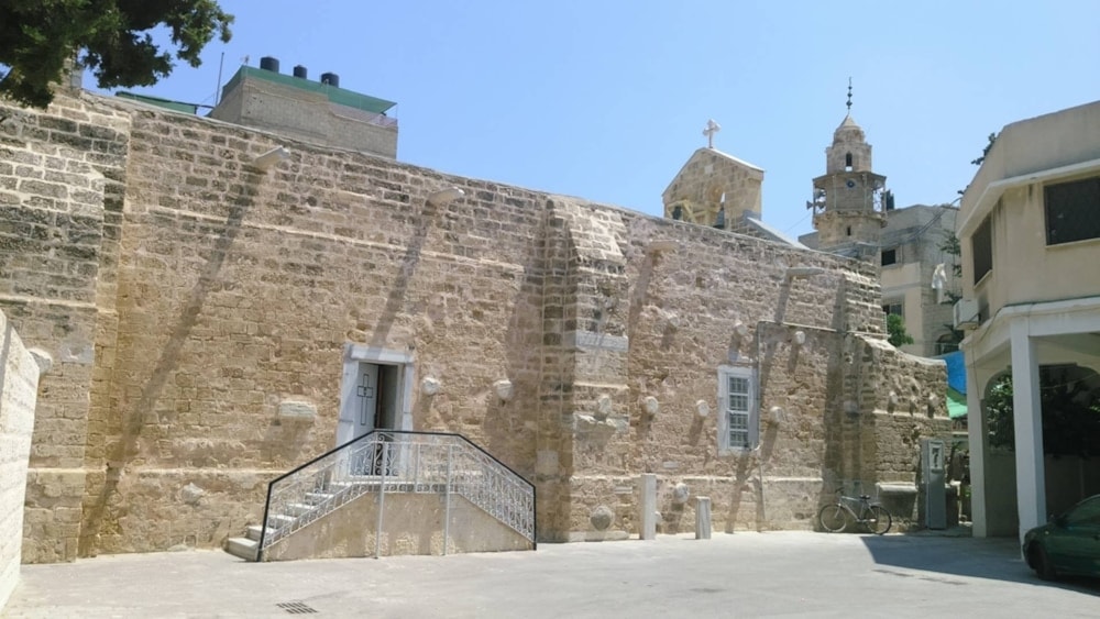 La iglesia ortodoxa griega de San Porfirio en la ciudad de Gaza.