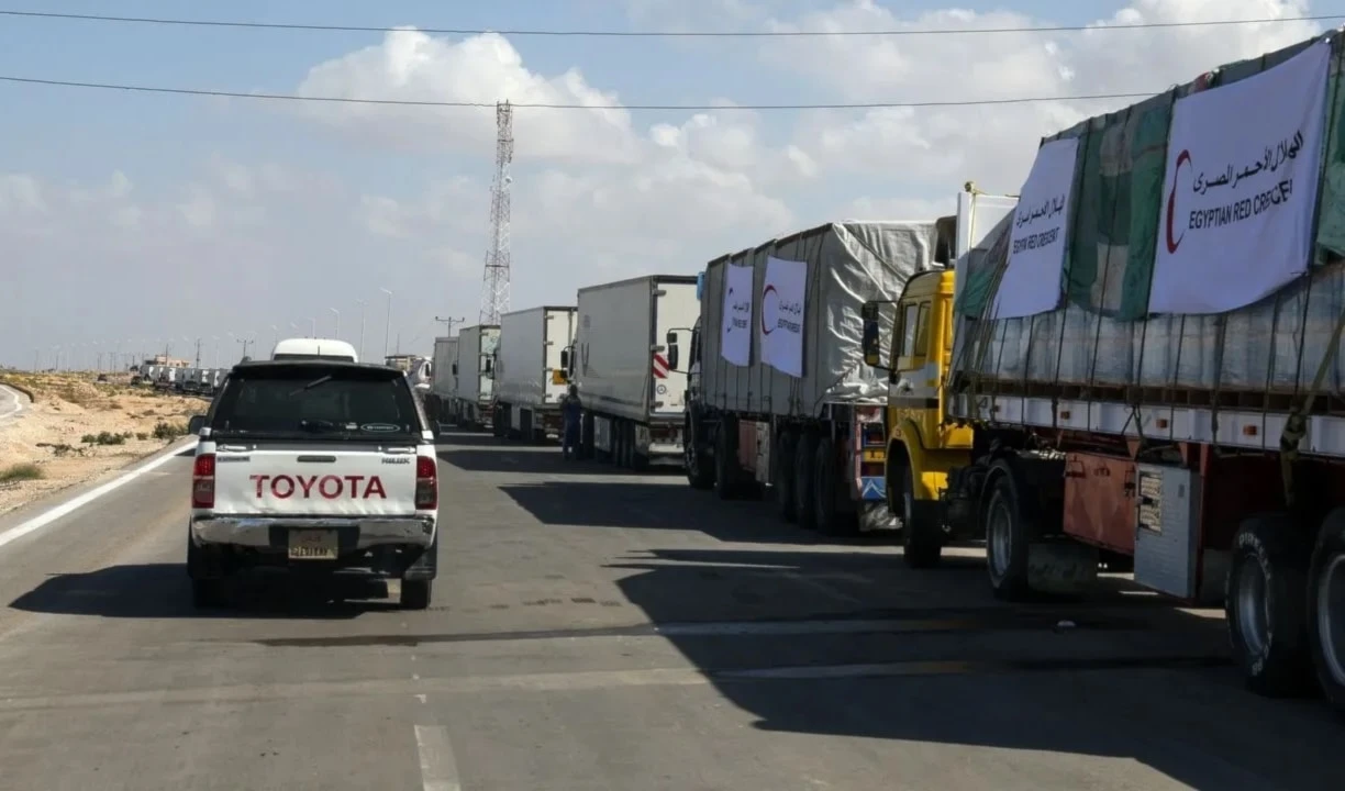 Ayuda humanitaria a Gaza.