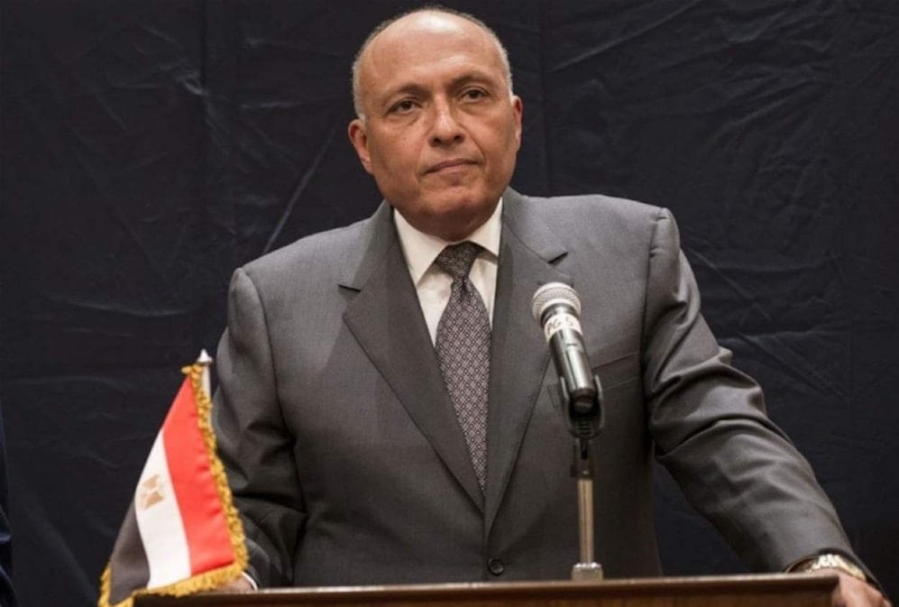 El ministro egipcio de Asuntos Exteriores, Sameh Shoukry.