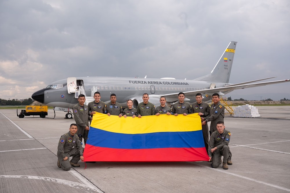 Colombia envía ayuda humanitaria a la población civil de Palestina. Foto: Cancillería de Colombia. 