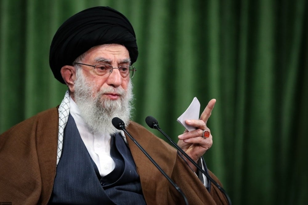 El líder de la Revolución y de la República Islámica de Irán, Sayyed Ali Khamenei.