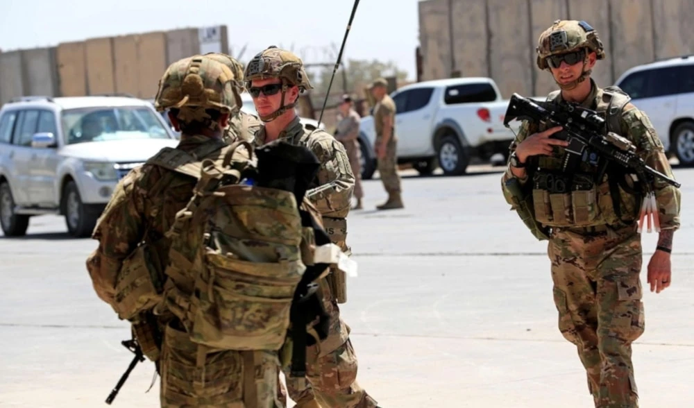 Fuerzas de EE.UU. asentada en Erbil. Fuerzas de EE.UU. asentada en Erbil.