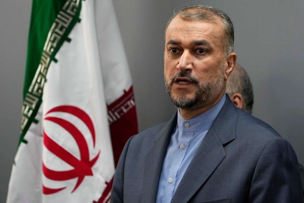 El canciller iraní Hossein Amir Abdullahian.