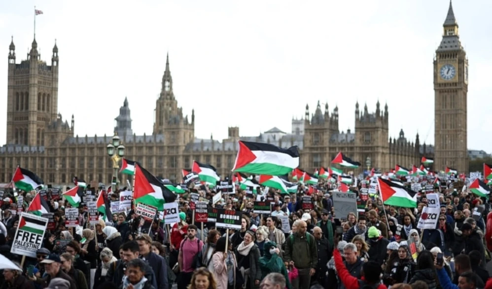 Manifestaciones masivas a favor de Gaza en ciudades del mundo