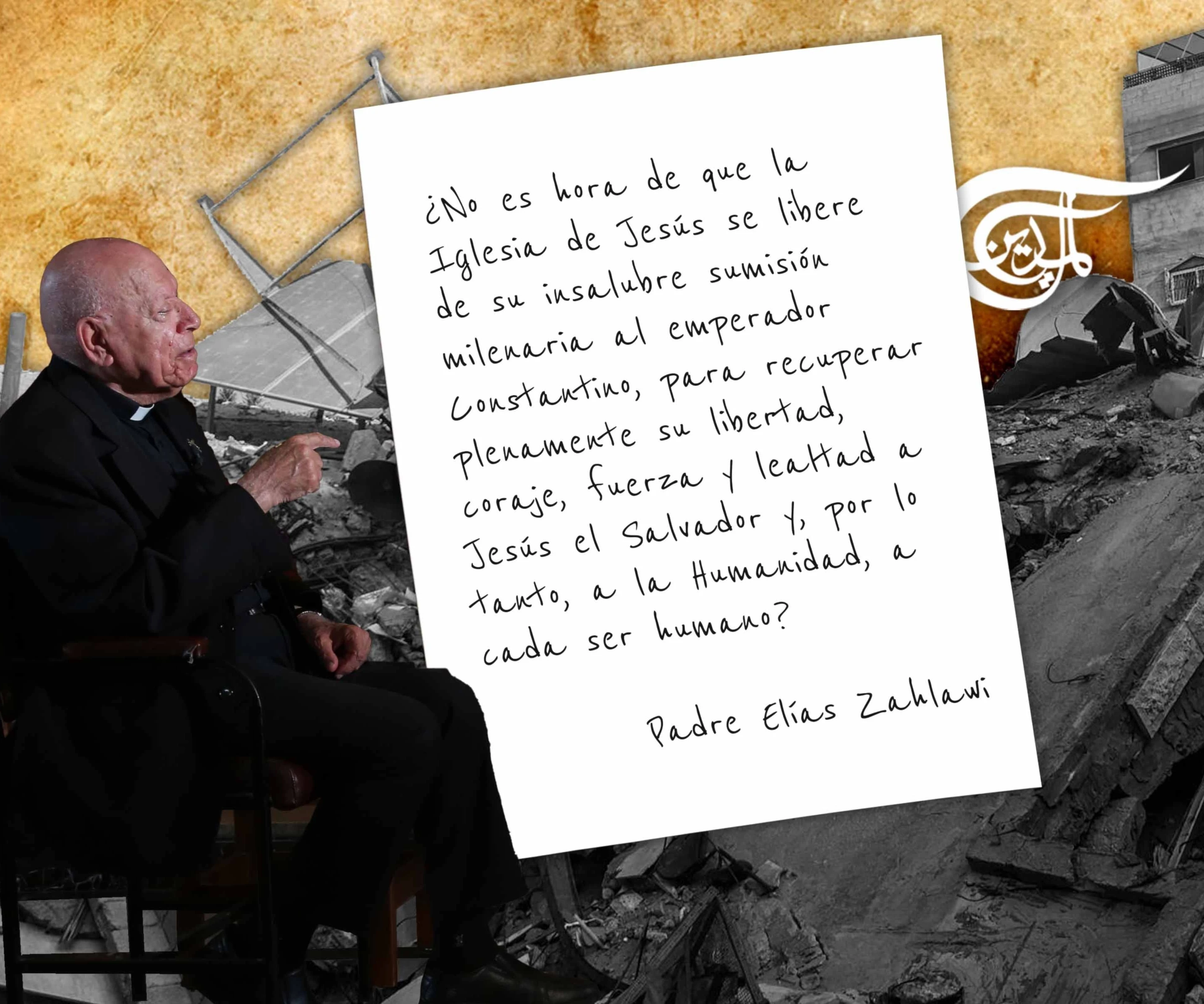 Carta abierta del un sacerdote árabe sirio Elías Zahlawi.