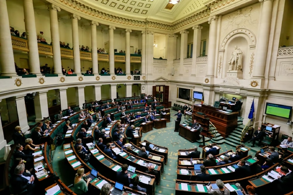 Sesión del parlamento de Bélgica.