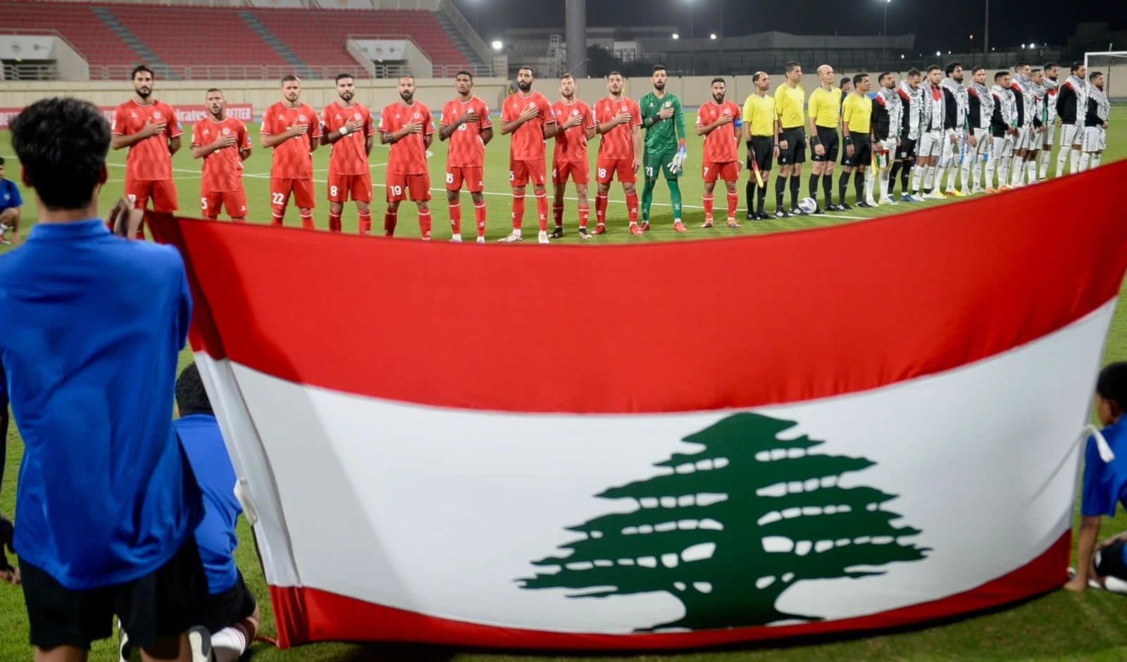 Empatan Líbano y Palestina en arranque de eliminatorias de fútbol