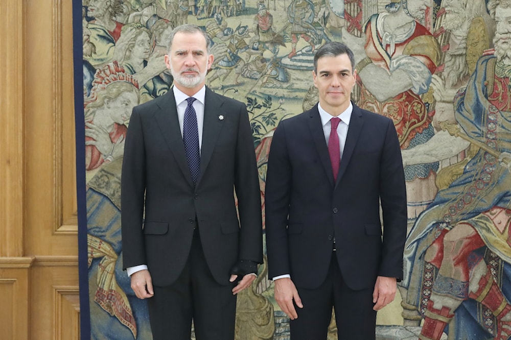 Pedro Sánchez toma posesión ante el rey de España. Foto: https://twitter.com/CasaReal
