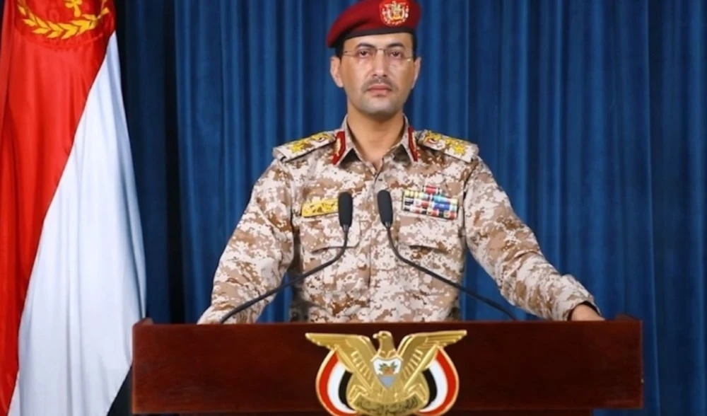 El portavoz oficial de las Fuerzas Armadas de Yemen, general de brigada Yahya Sari.