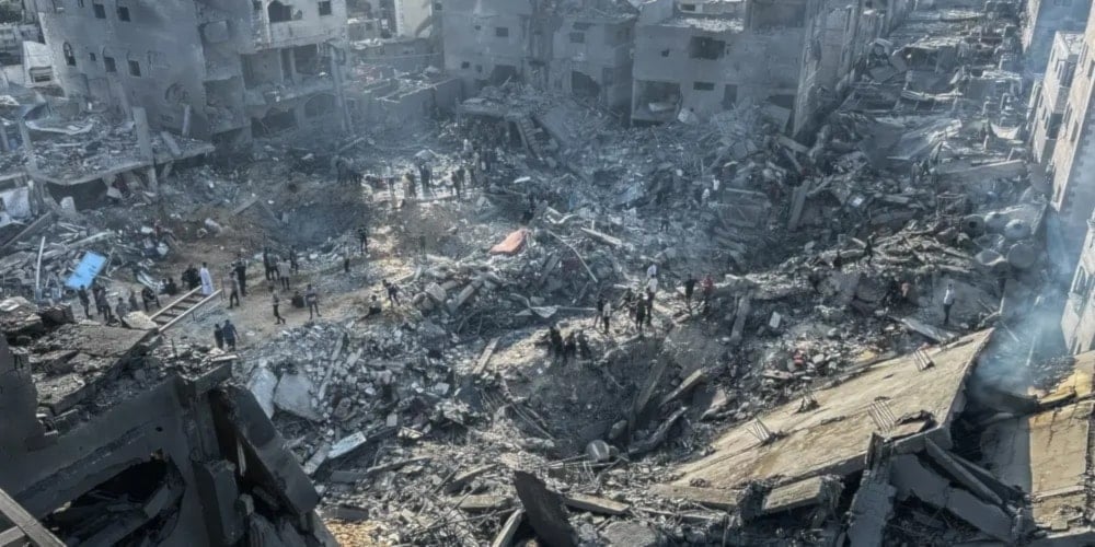 Durante 27 días los bombardeos sobre la Franja de Gaza destruyeron decenas de edificaciones y acabaron con la vida de más de nueve mil personas. 