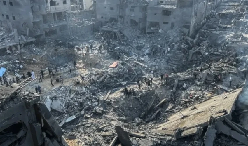Durante 27 días los bombardeos sobre la Franja de Gaza destruyeron decenas de edificaciones y acabaron con la vida de más de nueve mil personas.