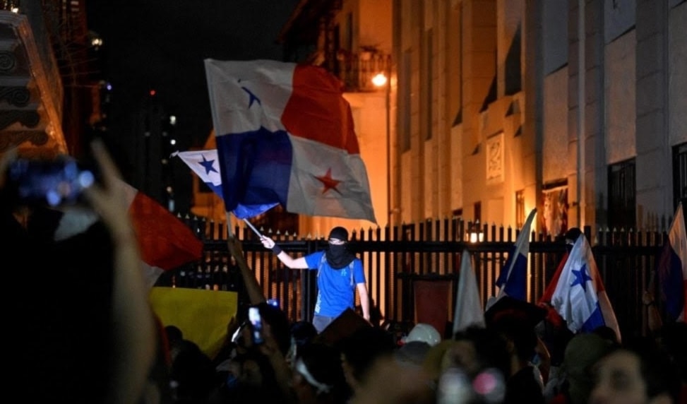 Manifestaciones en Panamá.