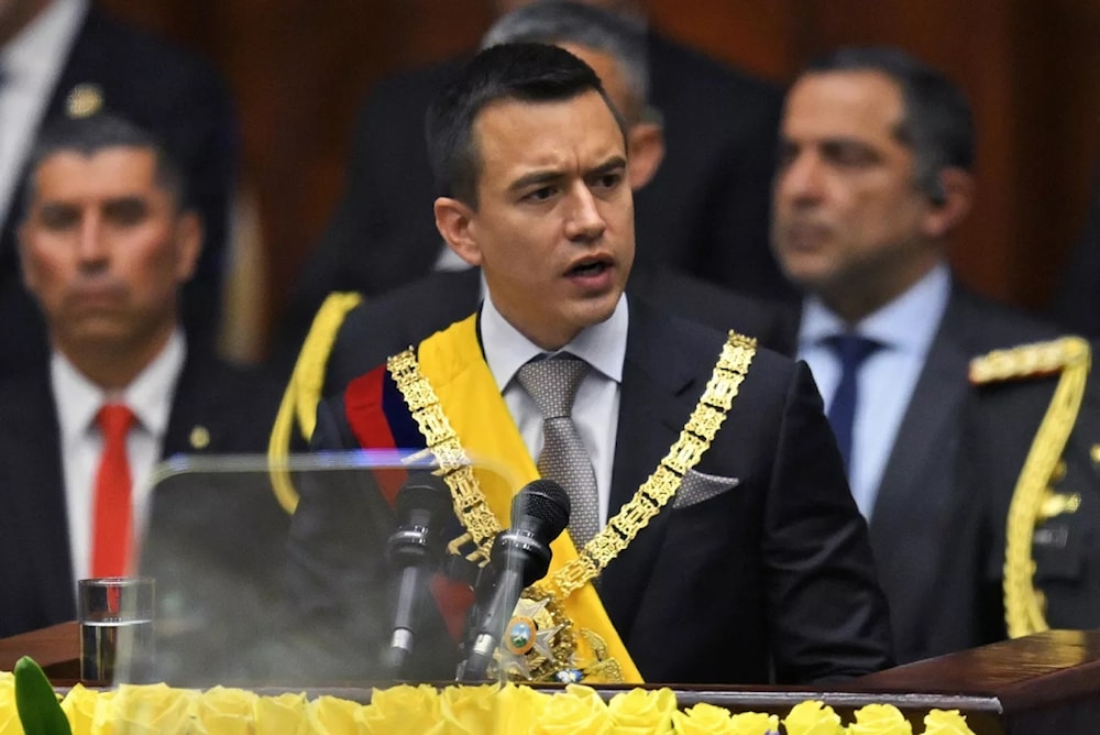  Daniel Noboa asume la presidencia de Ecuador. Foto: AFP. 