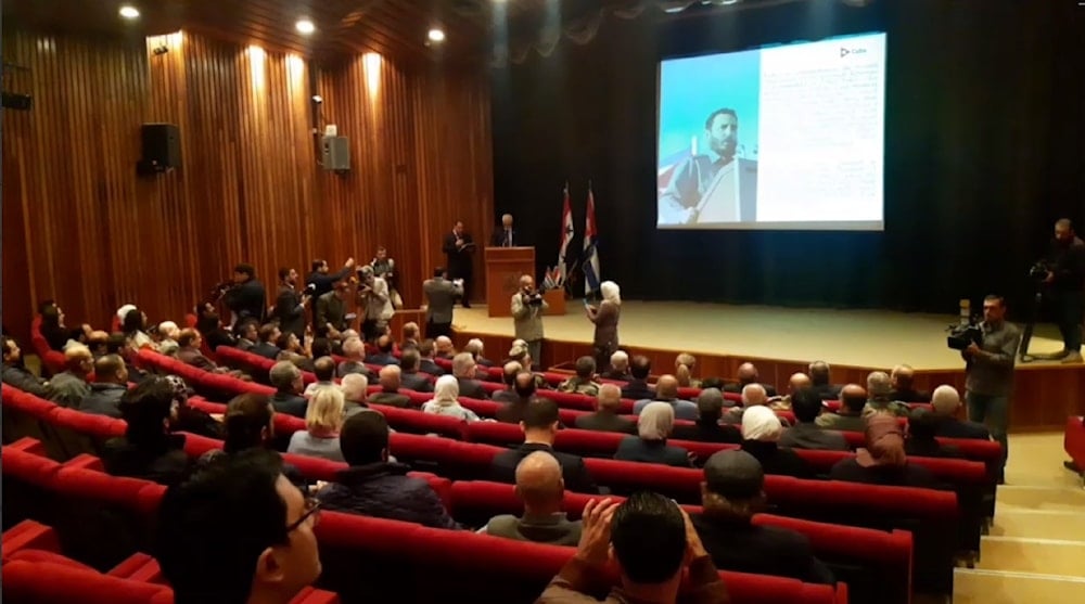 Rinden homenaje a Fidel Castro en Siria.