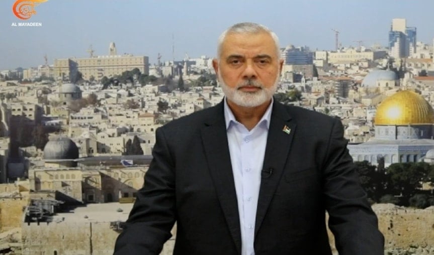 Ismail Haniyeh, jefe del Buró Político de Hamás.