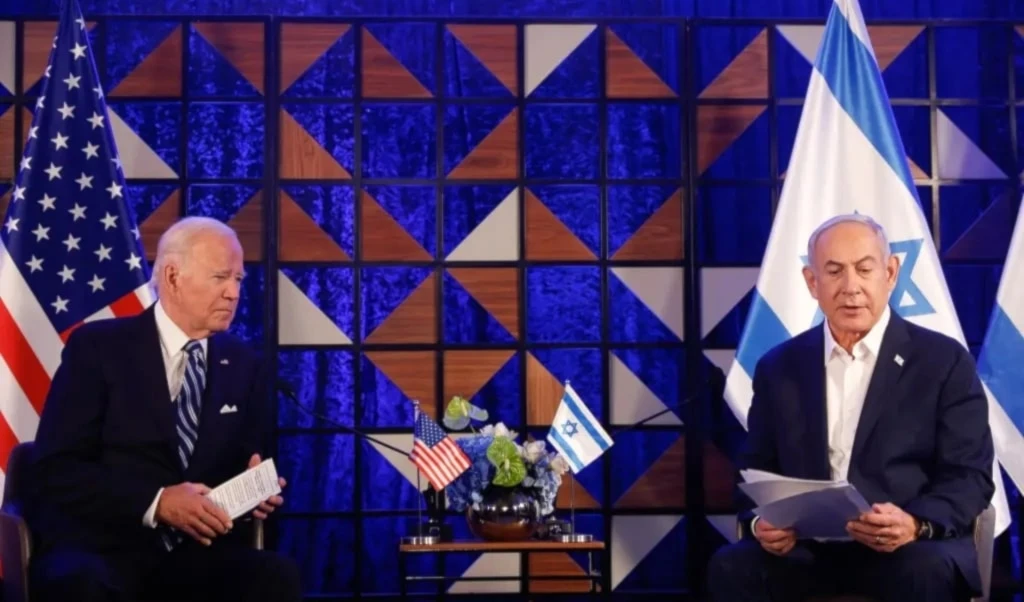 Biden pide a Netanyahu cese al fuego en el frente norte de Gaza