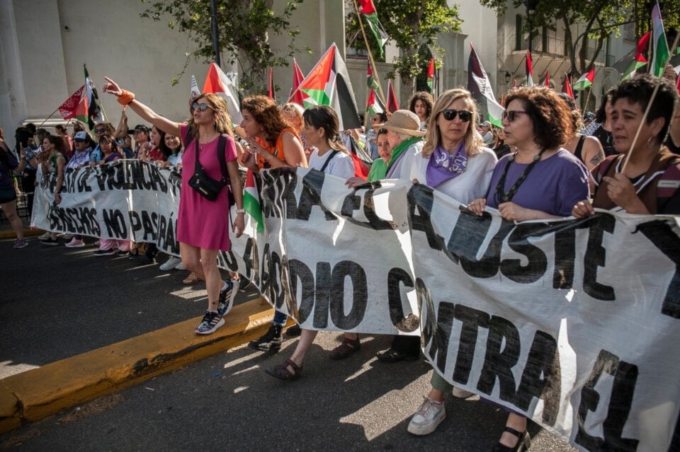 Marcha de mujeres en Argentina repudió crímenes de “Israel” en Gaza