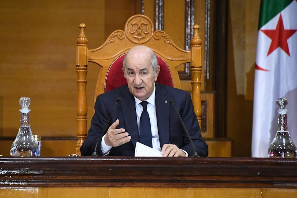 El presidente de Argelia, Abdelmadjid Tebboune.