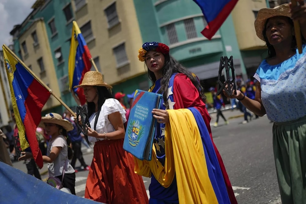 Venezuela inicia cierre de campaña de cara a referendo por Esequibo. Foto: AP. 