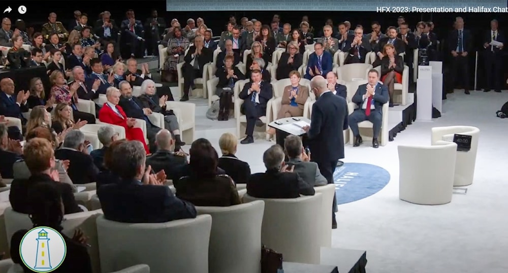 Foro Internacional de Seguridad de Halifax, celebrado del 17 al 19 de noviembre de 2023 en Canadá. 
