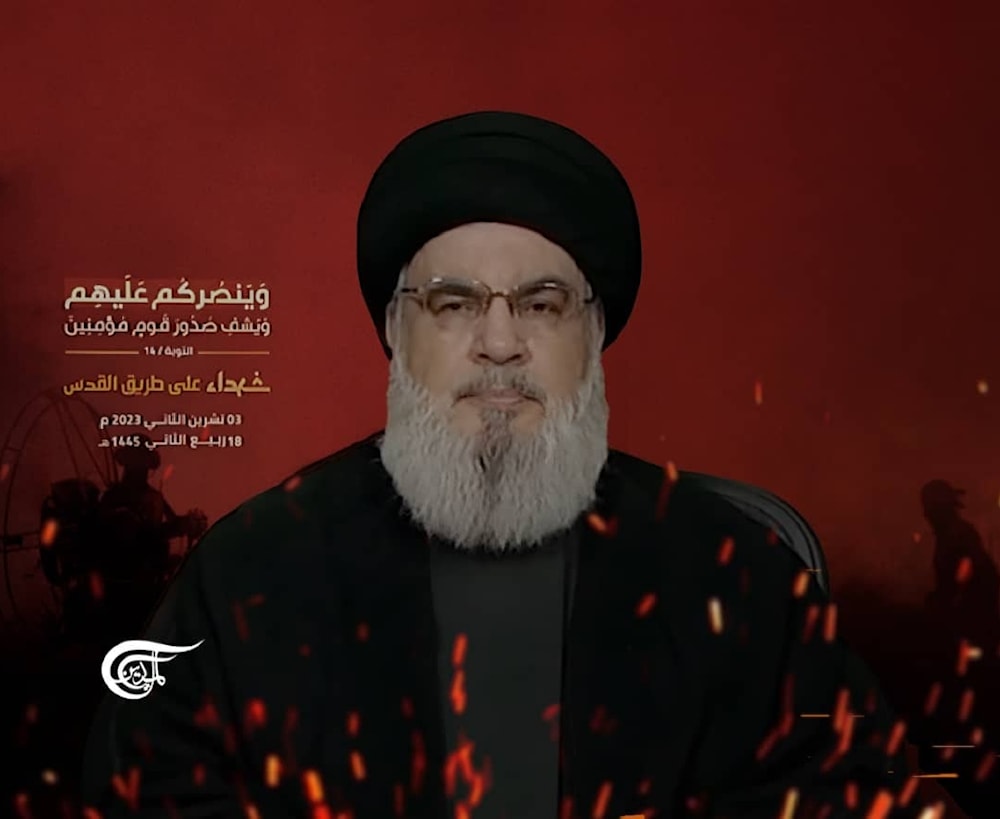 El secretario general de la Resistencia de Líbano, Sayyed Hasan Nasrallah.