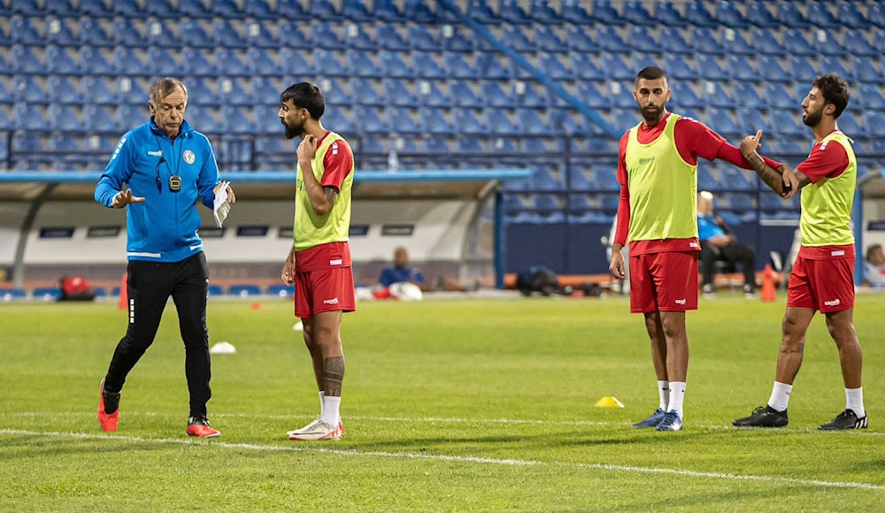 El técnico croata Nikola Jurcevic busca su primer triunfo al frente de Líbano. Foto LFA.