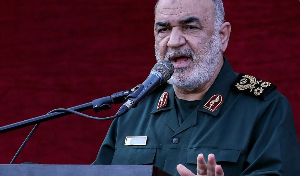 El comandante en jefe de las Fuerzas de la Guardia Revolucionaria Iraní, general de división Hossein Salami.