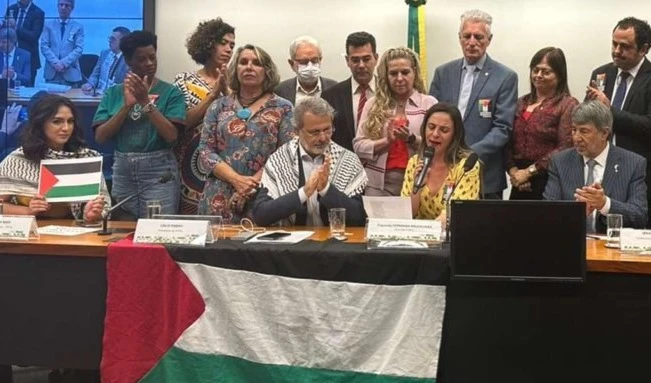 Los parlamentarios solicitaron al presidente Lula da Silva convocar al embajador en "Israel", Frederico Meyer, imitando la acción que ya tomaron Chile, Colombia y Honduras. Foto: Operamundi