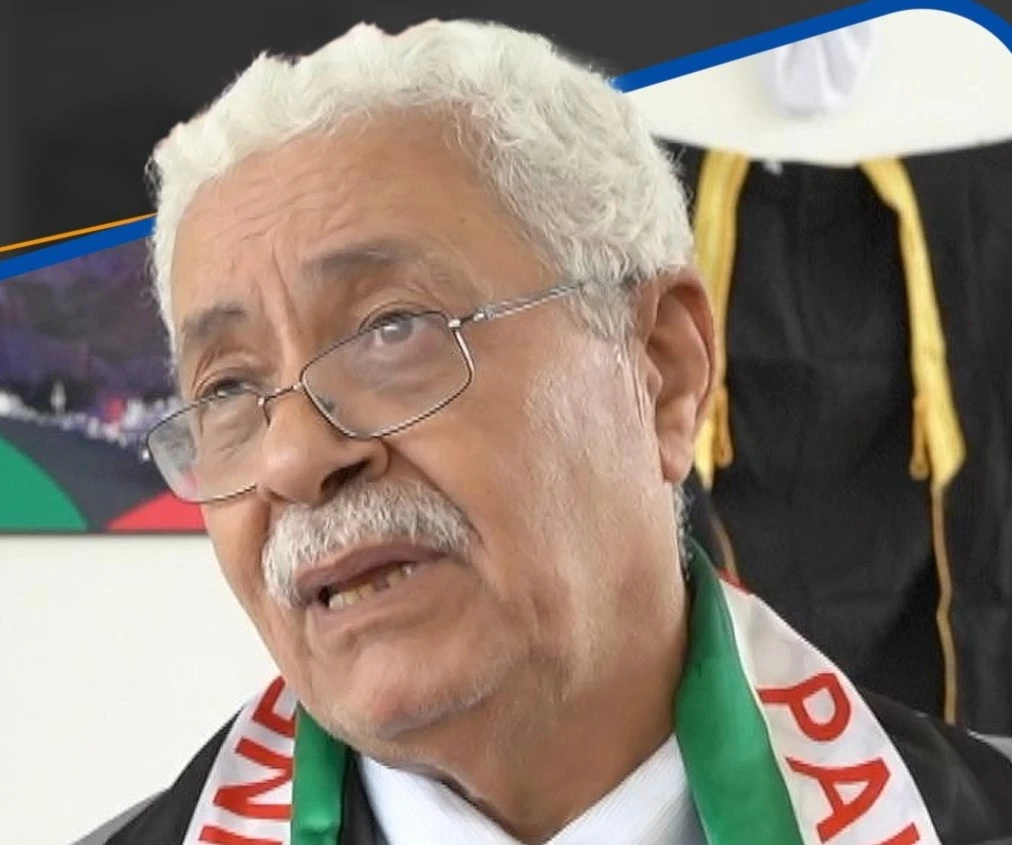 El embajador de Palestina en China, Farez Mahdawi.