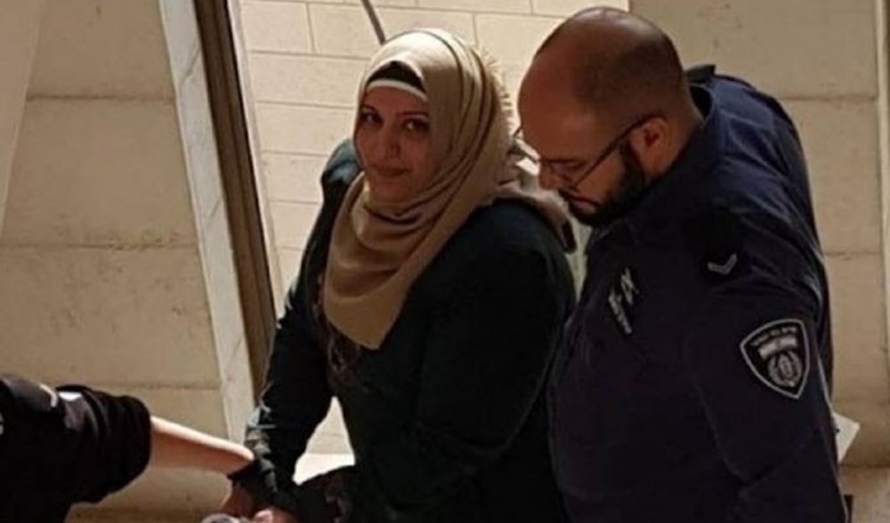 La exprisionera palestina, Fadwa Hamada.