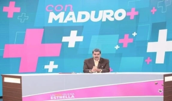 Presidente de Venezuela durante su programa Con Maduro +.