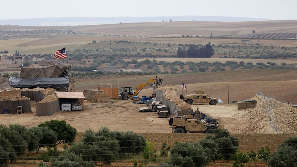 Base estadounidense en Al-Shaddadi, al sur de Hasakeh, en Siria.