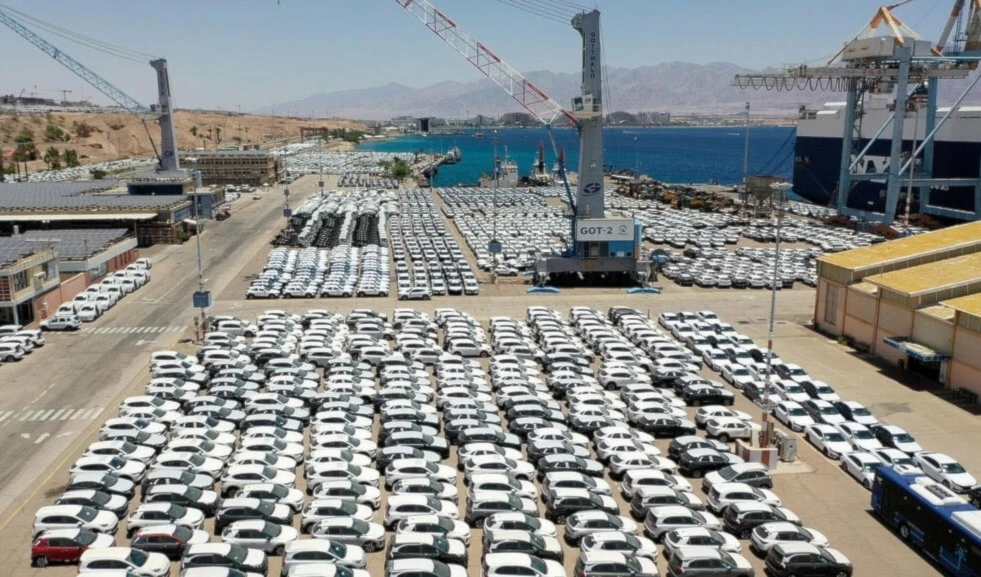 Puerto israelí de Eilat.