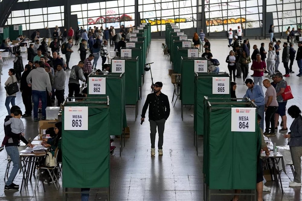 Opción de “en contra¨ encabeza el plebiscito constitucional en Chile. Foto: AP. 