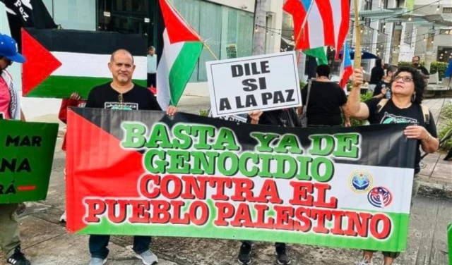 “¡Alto al genocidio!”: Protestas en Puerto Rico apoyan a Palestina