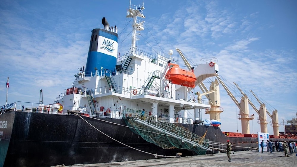 Llega a África primer barco con grano gratuito procedente de Rusia. Foto: Twitter: SoDMA