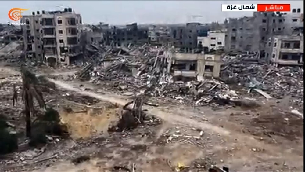 Al Mayadeen documentó el alcance de la destrucción en la zona de Rabat del proyecto Beit Lahia al norte de la Franja de Gaza.