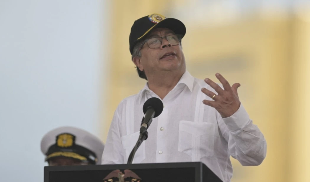 Presidente de Colombia hace nueva analogía navideña de ataques a Gaza. Foto: AFP.