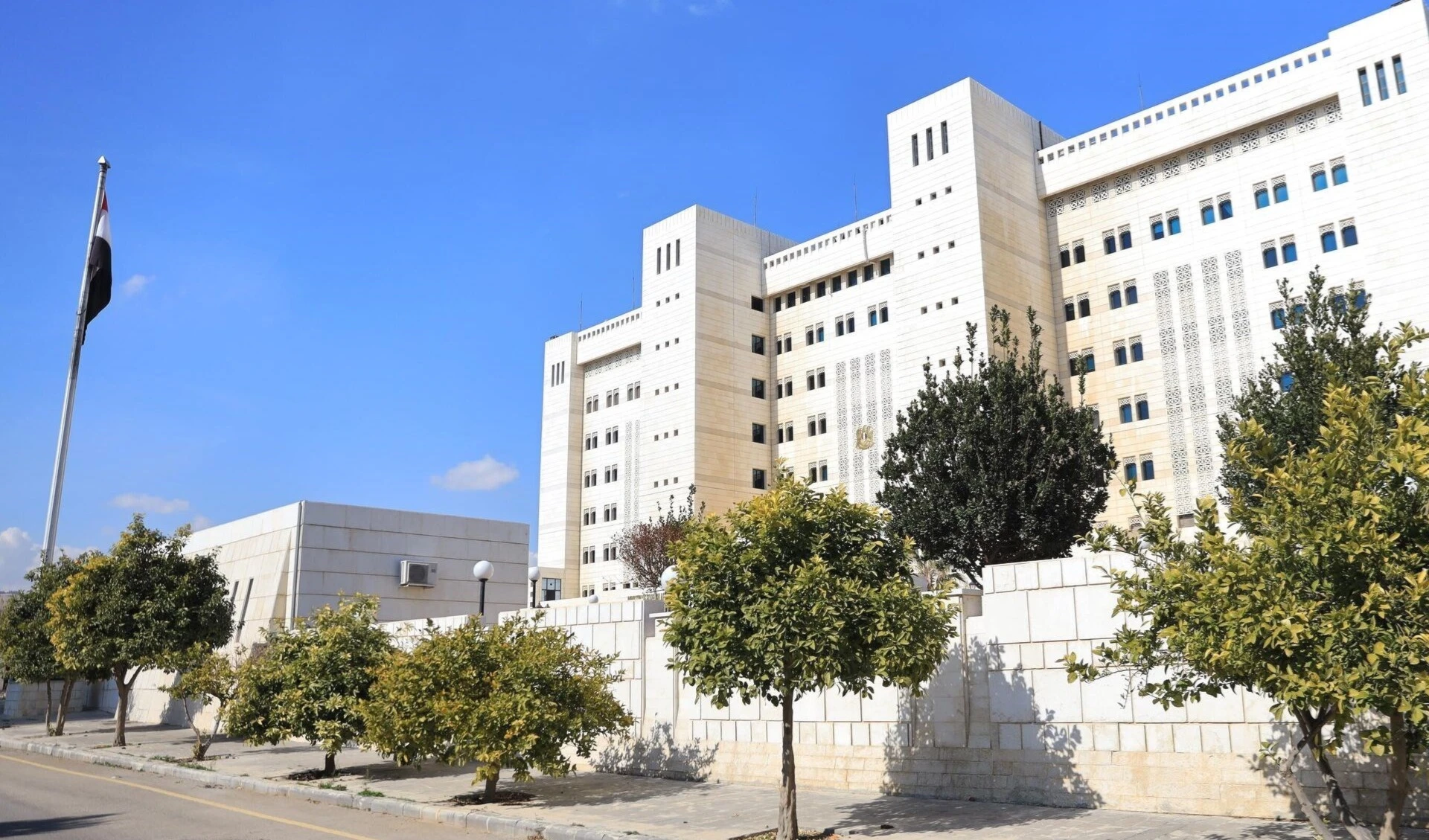 Sede de la Cancillería siria.