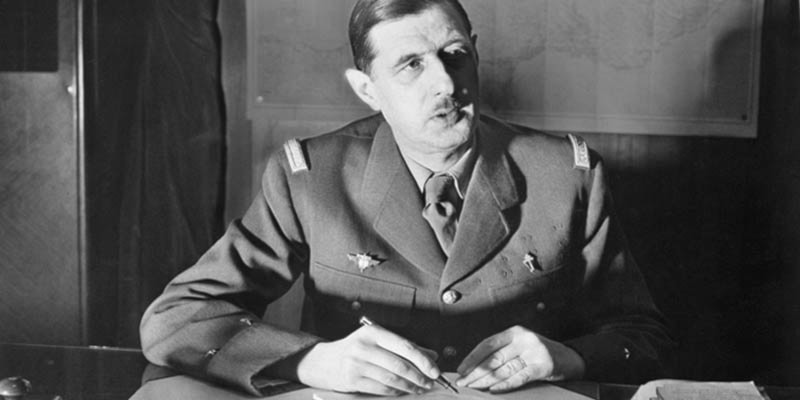 Tras la Primera Guerra Mundial, Charles de Gaulle comenzó a establecer contactos con el movimiento sionista