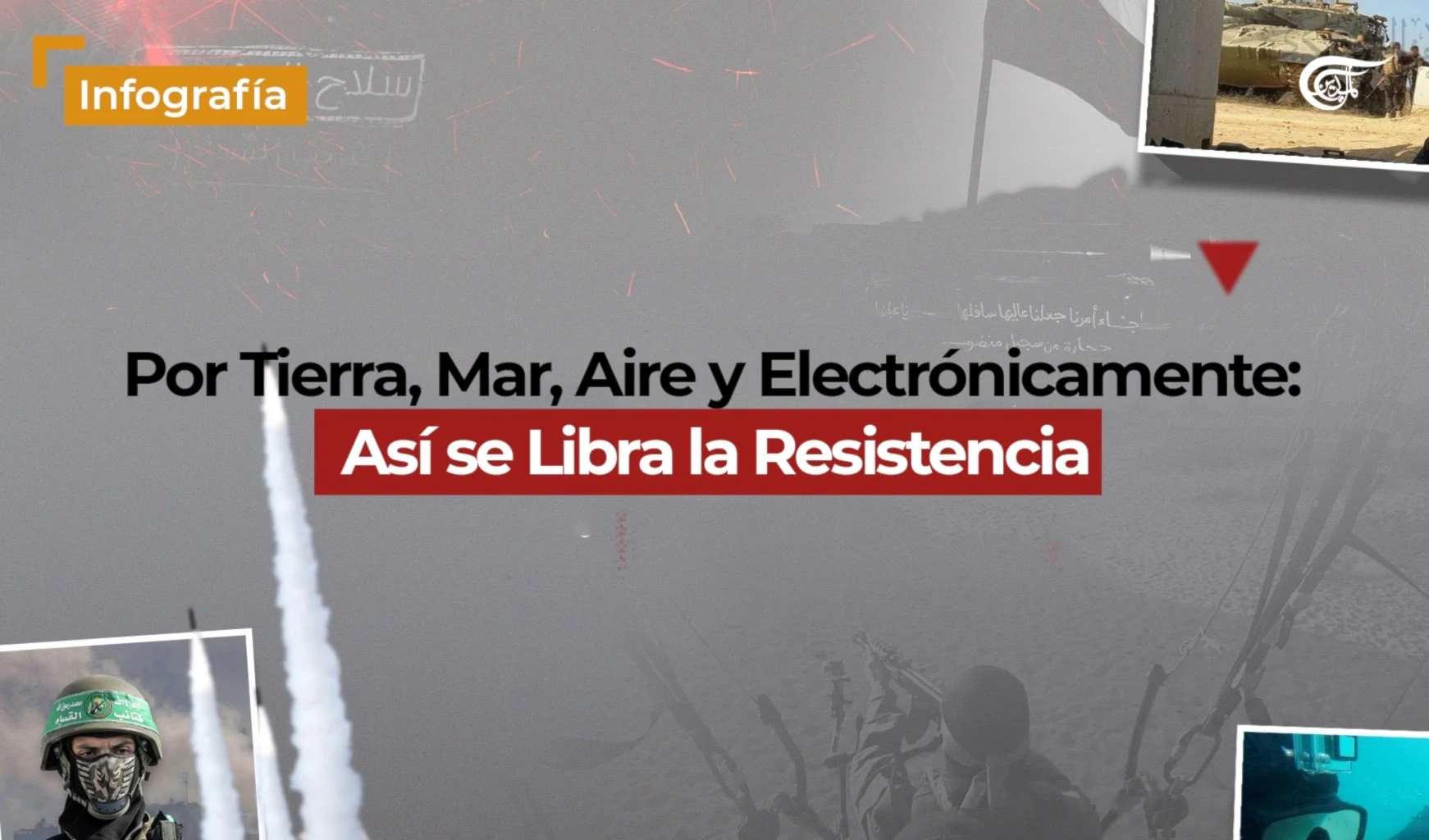 Por Tierra, Mar, Aire y Electrónicamente: Así se Libra la Resistencia