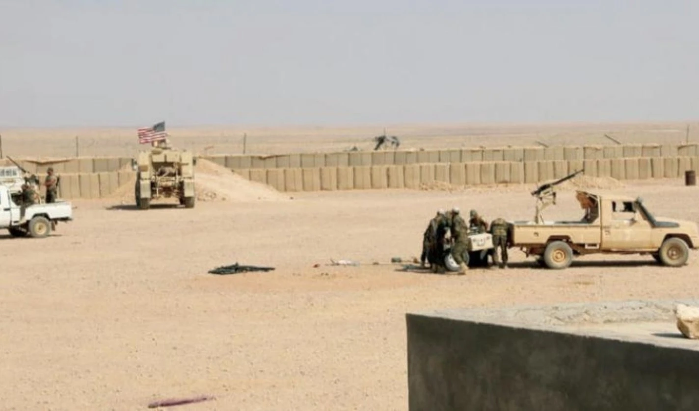 Base estadounidense en Siria.