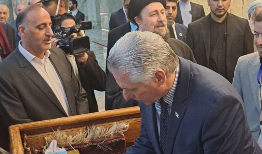 Díaz-Canel, concluyó su estancia en la nación persa tras una apretada agenda.