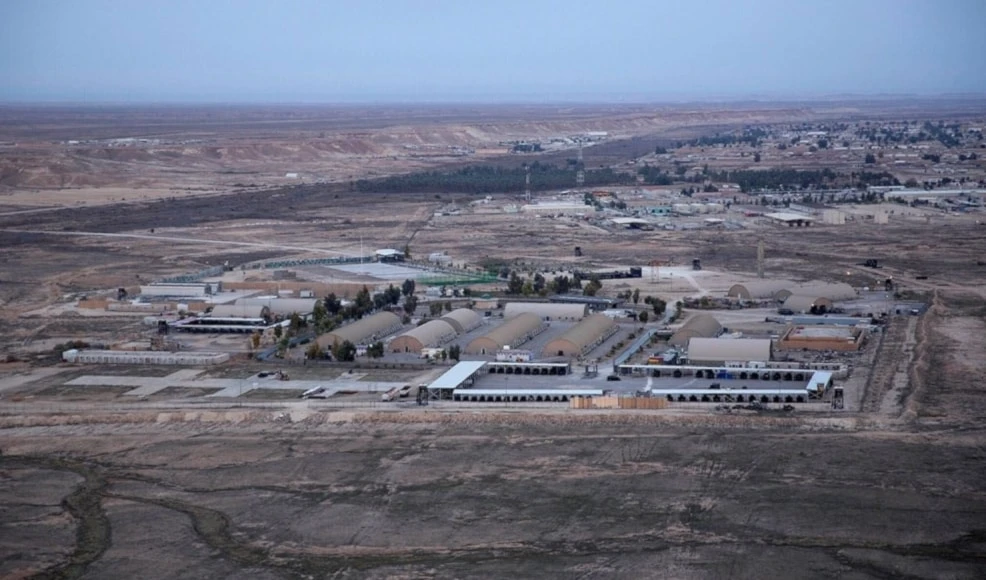 Base estadounidense Ain al-Asad, en Irak.
