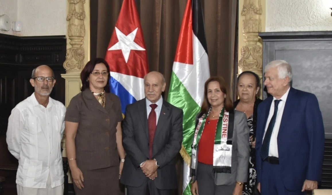 En el encuentro sobresalió que Cuba y Palestina son hermanos de la lucha. En el encuentro sobresalió que Cuba y Palestina son hermanos de la lucha.