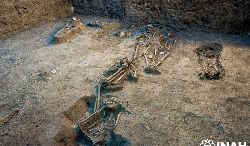 Encuentran un cementerio virreinal en la Ciudad de México. Foto: INAH.