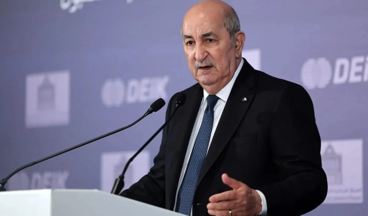 El presidente argelino, Abdelmadjid Tebboune.
