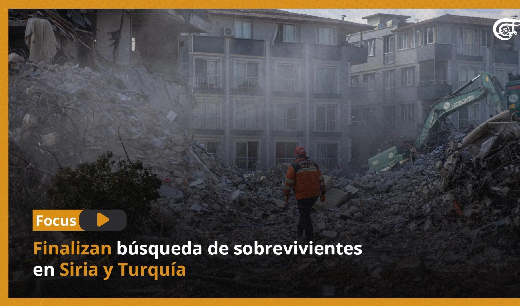 Finalizan búsqueda de sobrevivientes en Siria y Turquía