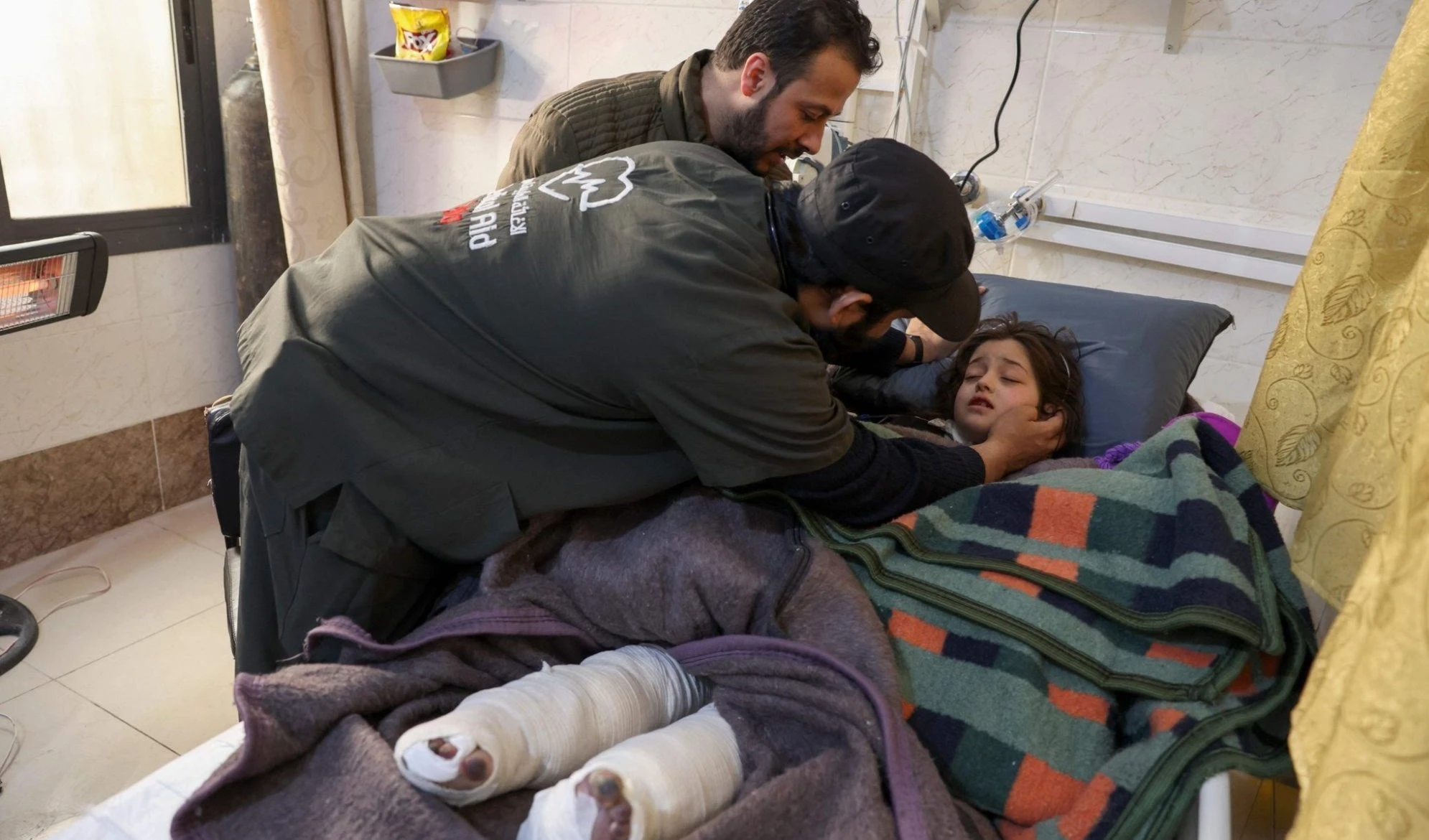 Sham, la niña siria de 9 años,  rescatada tras 40 horas bajo los escombros del mortífero terremoto.